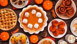 Autumn desserts