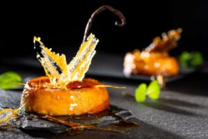 Cremă de zahăr ars cu zahăr de cocos și vanilie – un desert fin