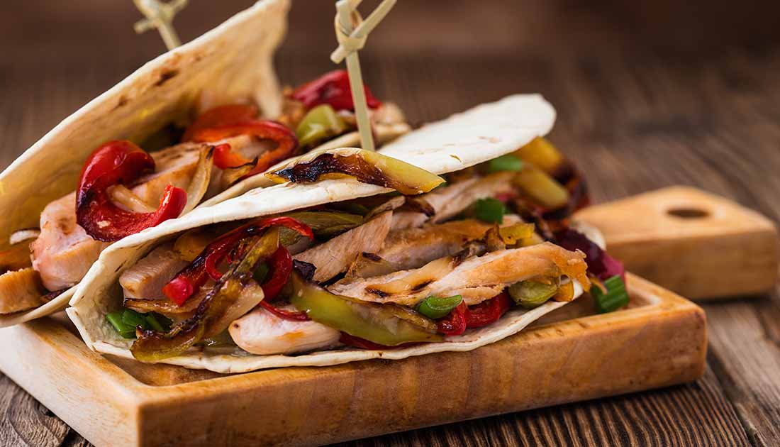 Fajitas cu pui