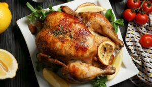 Chicken meat on Romanians holiday tables