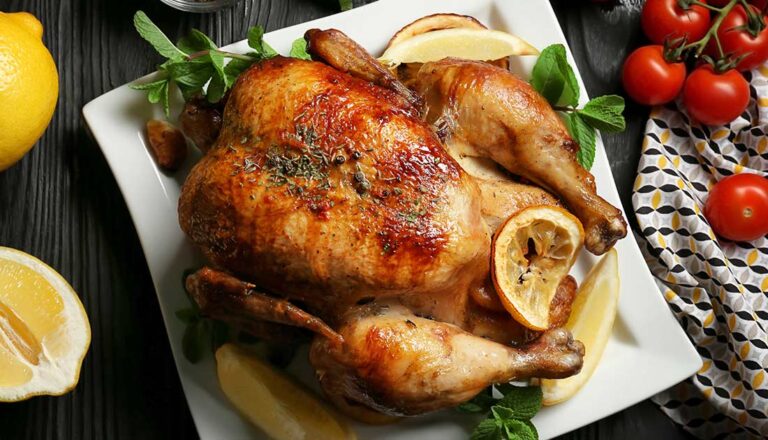Chicken meat on Romanians holiday tables